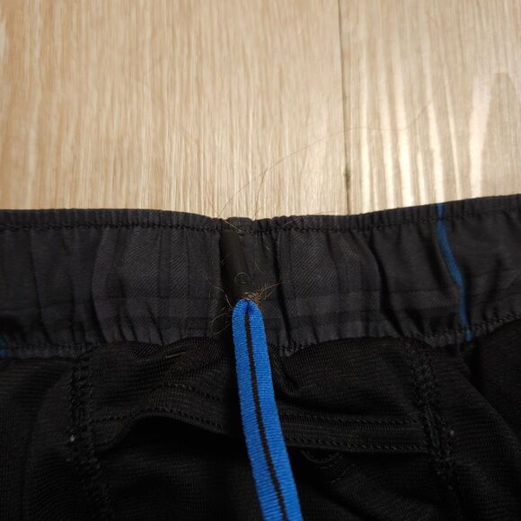 Lululemon Pace Breaker Shorts Mens XL Black Check 7” Gym Lined Athletic - Picture 2 of 11